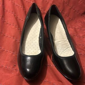 Kohl’s 3 inch wedge heel patented leather